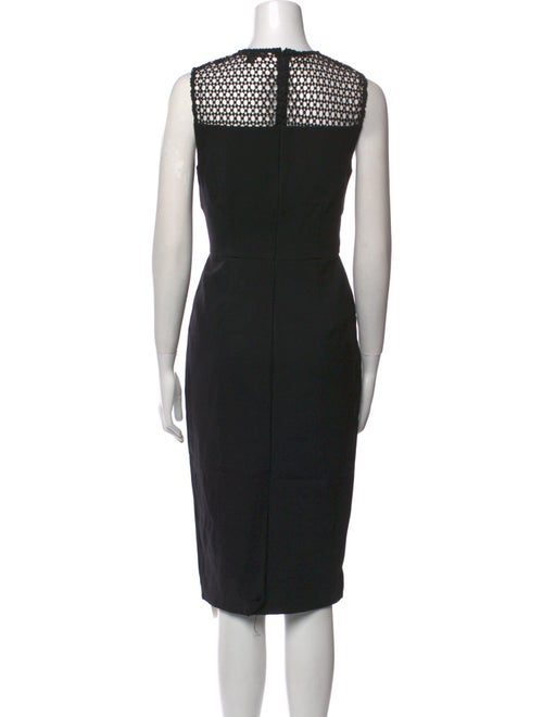 Saks Fifth Avenue Crew Neck Midi Length Dress