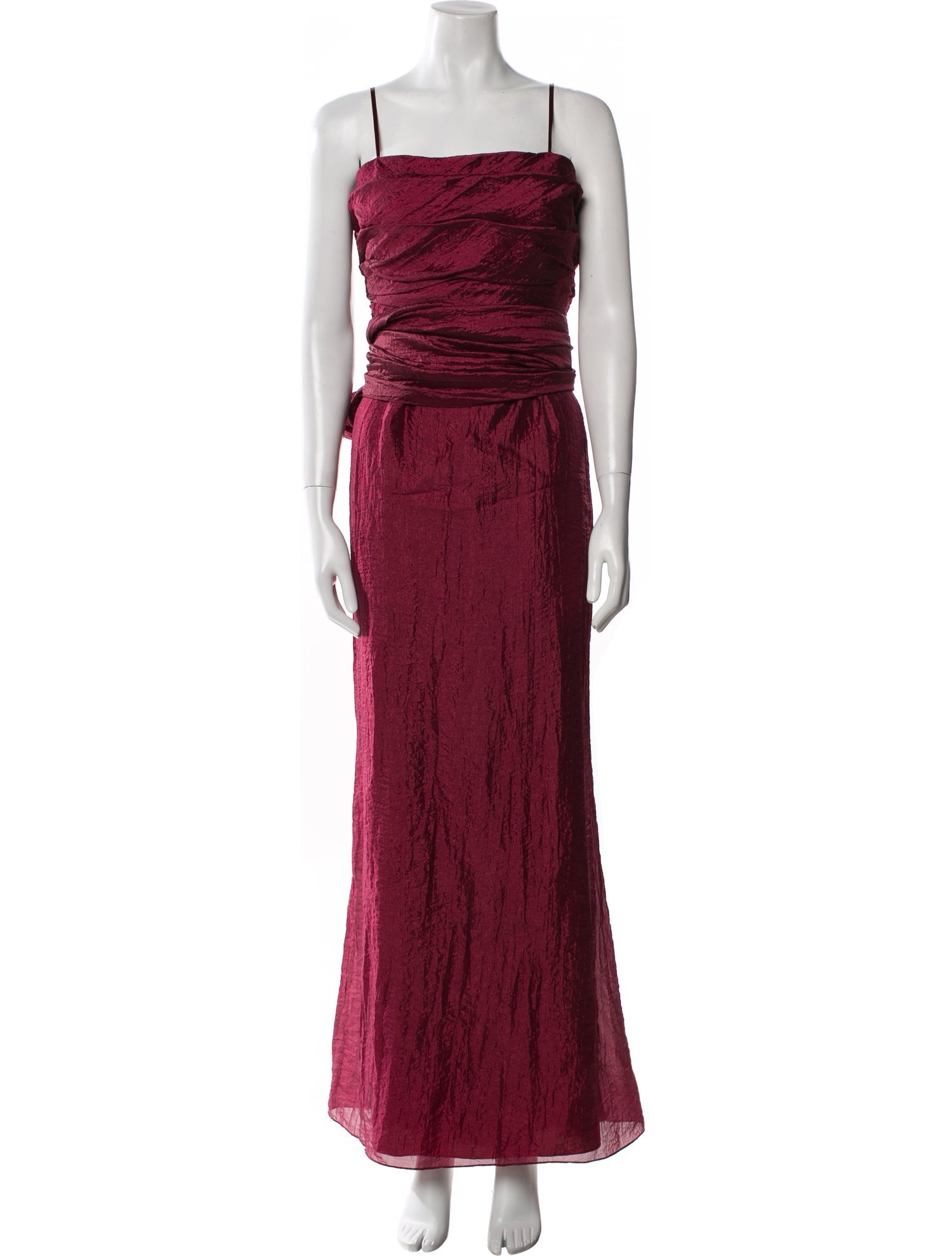 Saks Fifth Avenue Square Neckline Long Dress