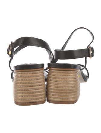 Saks Fifth Avenue Leather Printed Slingback Pumps