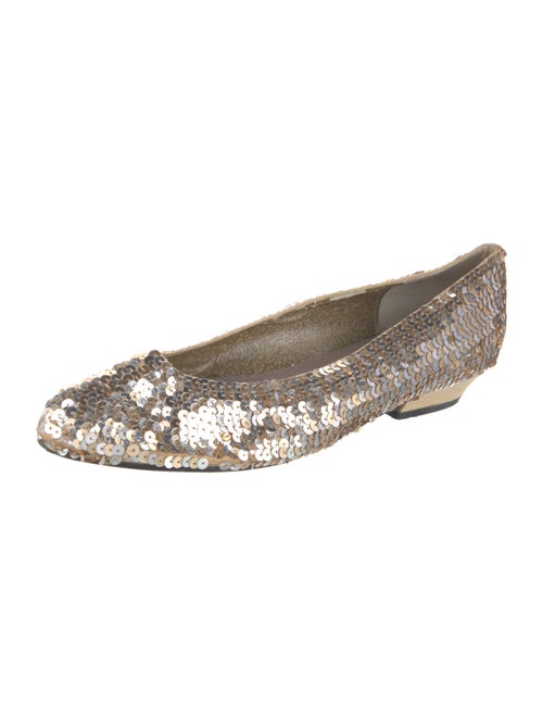 Saks Fifth Avenue Sequins Flats