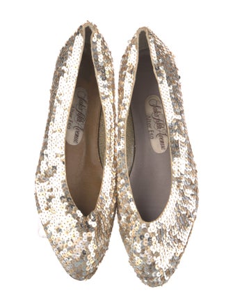 Saks Fifth Avenue Sequins Flats