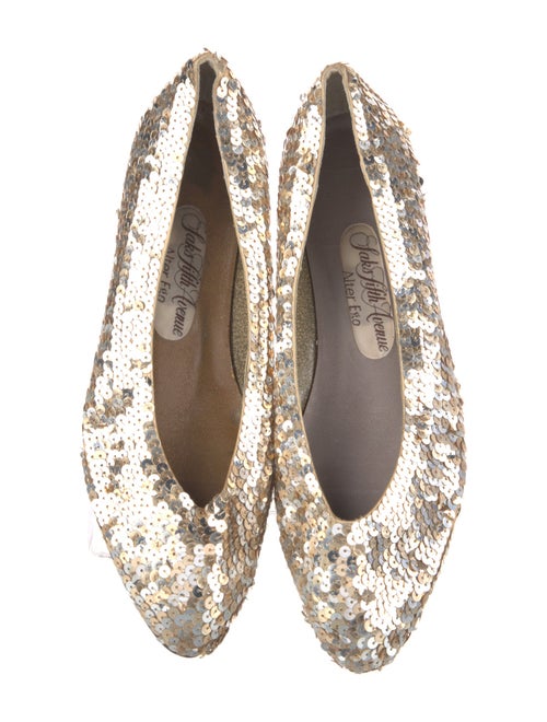 Saks Fifth Avenue Sequins Flats
