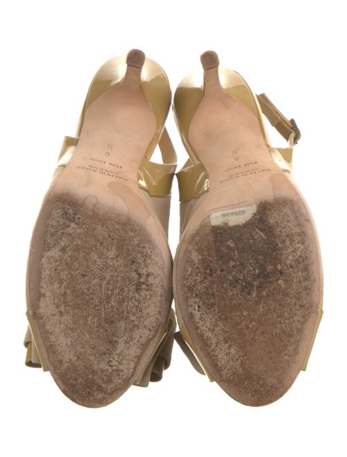 Saks Fifth Avenue Patent Leather Slingback Pumps