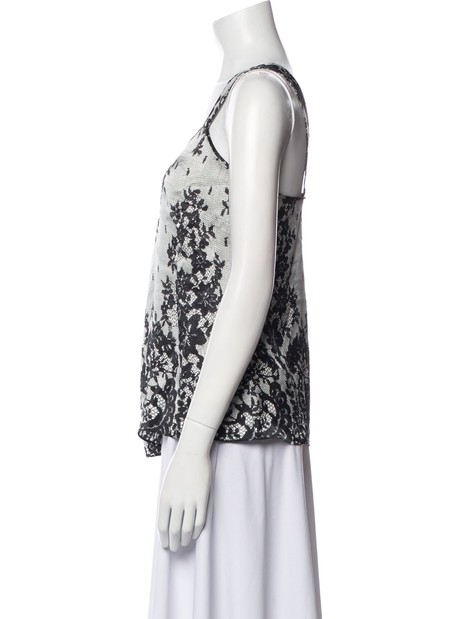 Saks Fifth Avenue Silk Printed Top