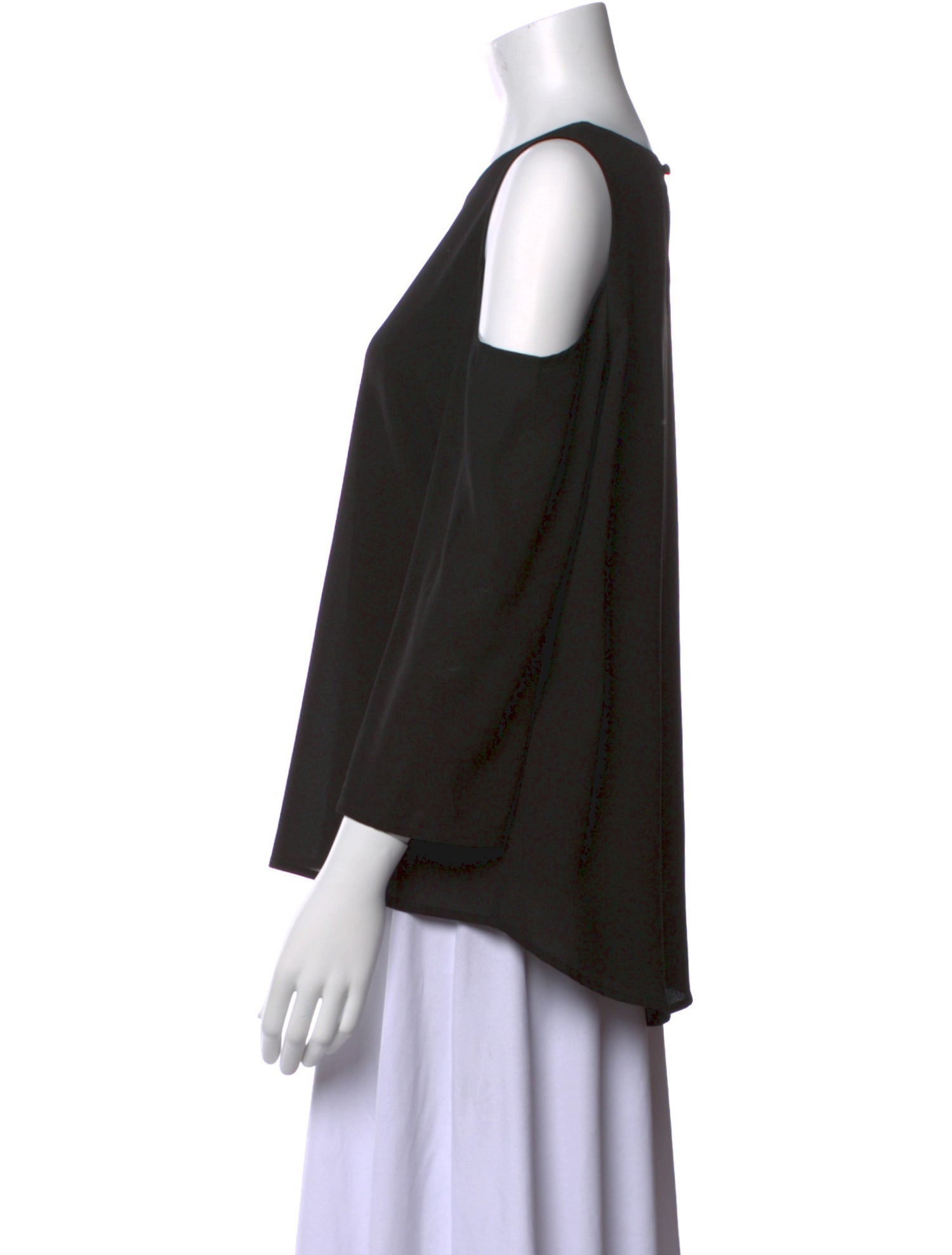 Saks Fifth Avenue Scoop Neck Three-Quarter Sleeve Top