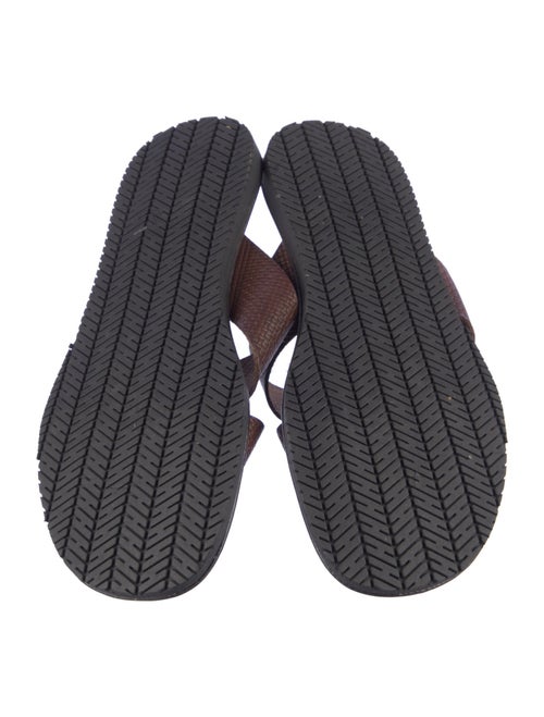 Saks Fifth Avenue Leather Slides