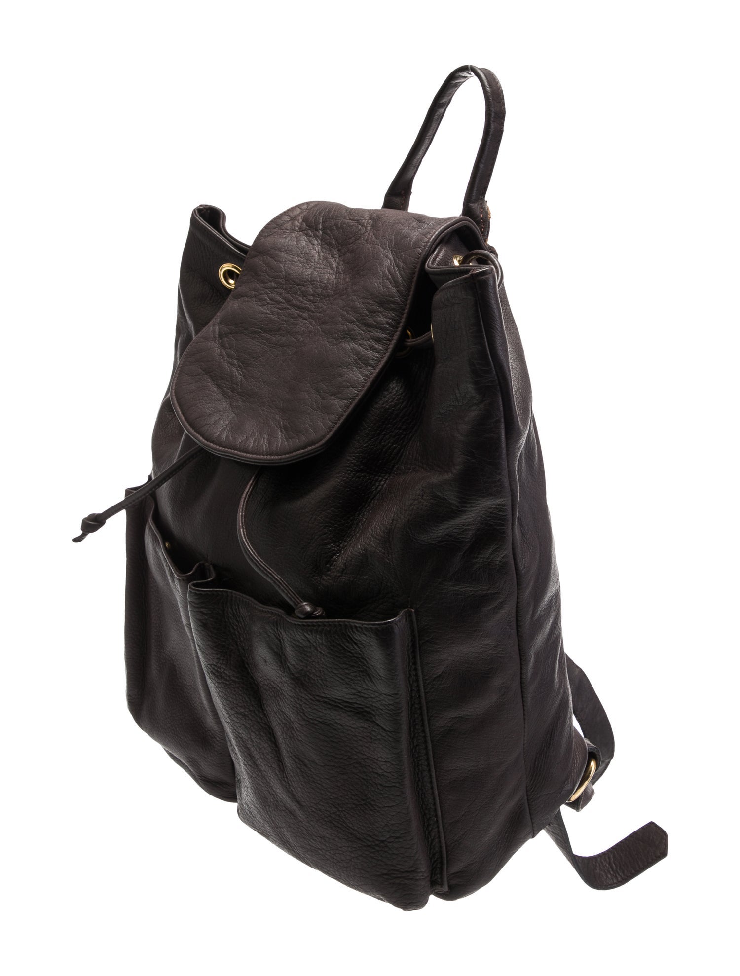 Saks Fifth Avenue Leather Backpack