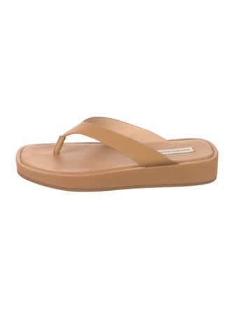 Saks Fifth Avenue Leather Slides