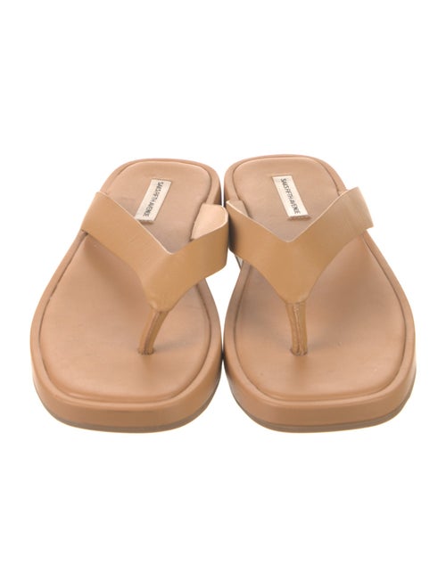 Saks Fifth Avenue Leather Slides