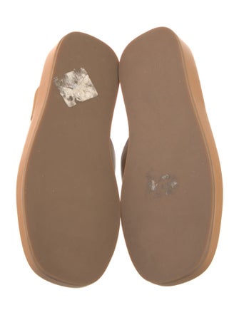Saks Fifth Avenue Leather Slides