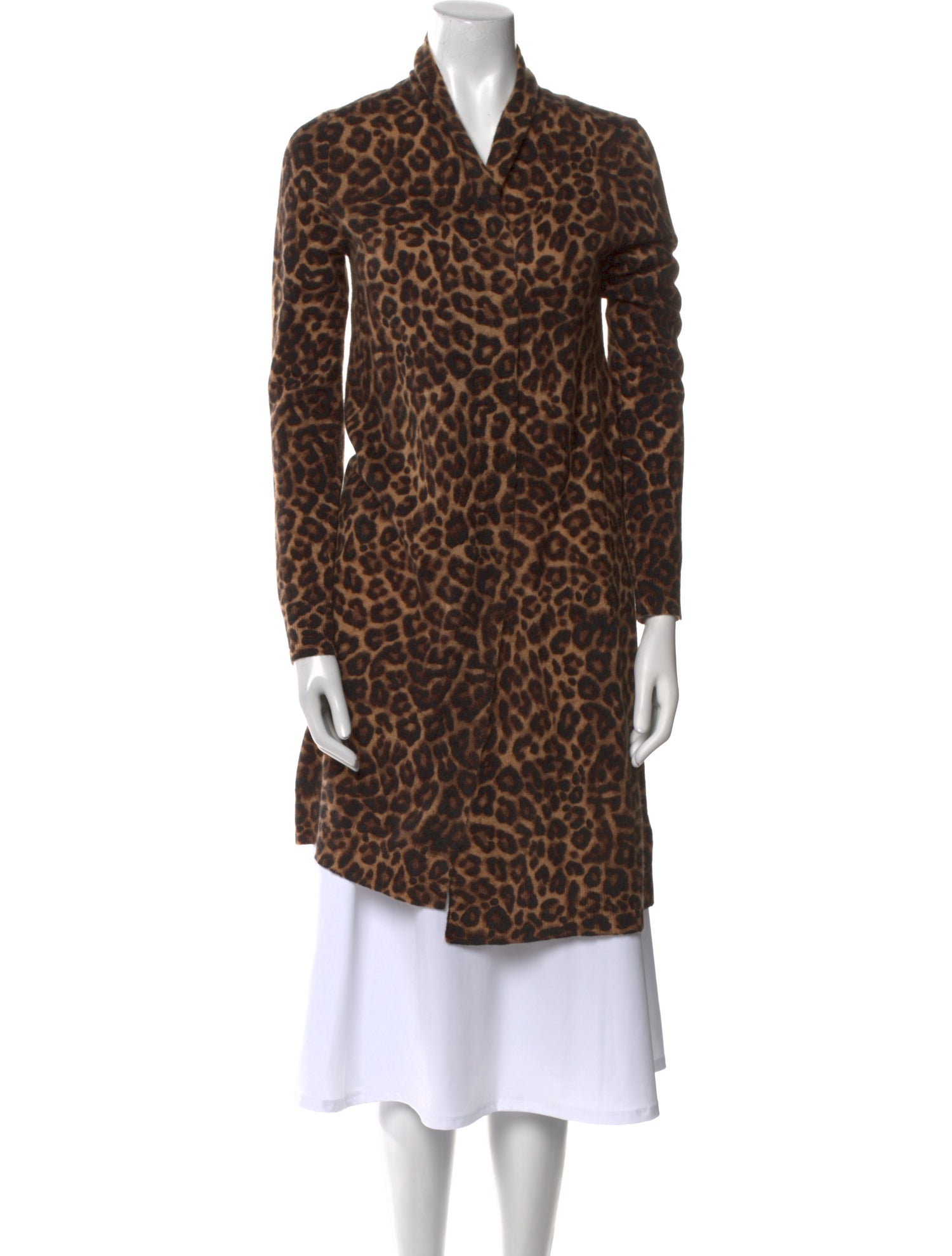 Saks Fifth Avenue Cashmere Animal Print Sweater