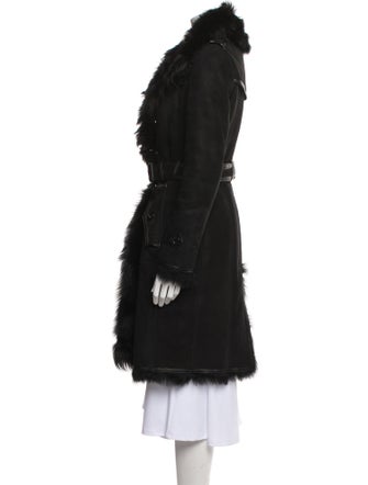 Burberry London Shearling Fur Coat