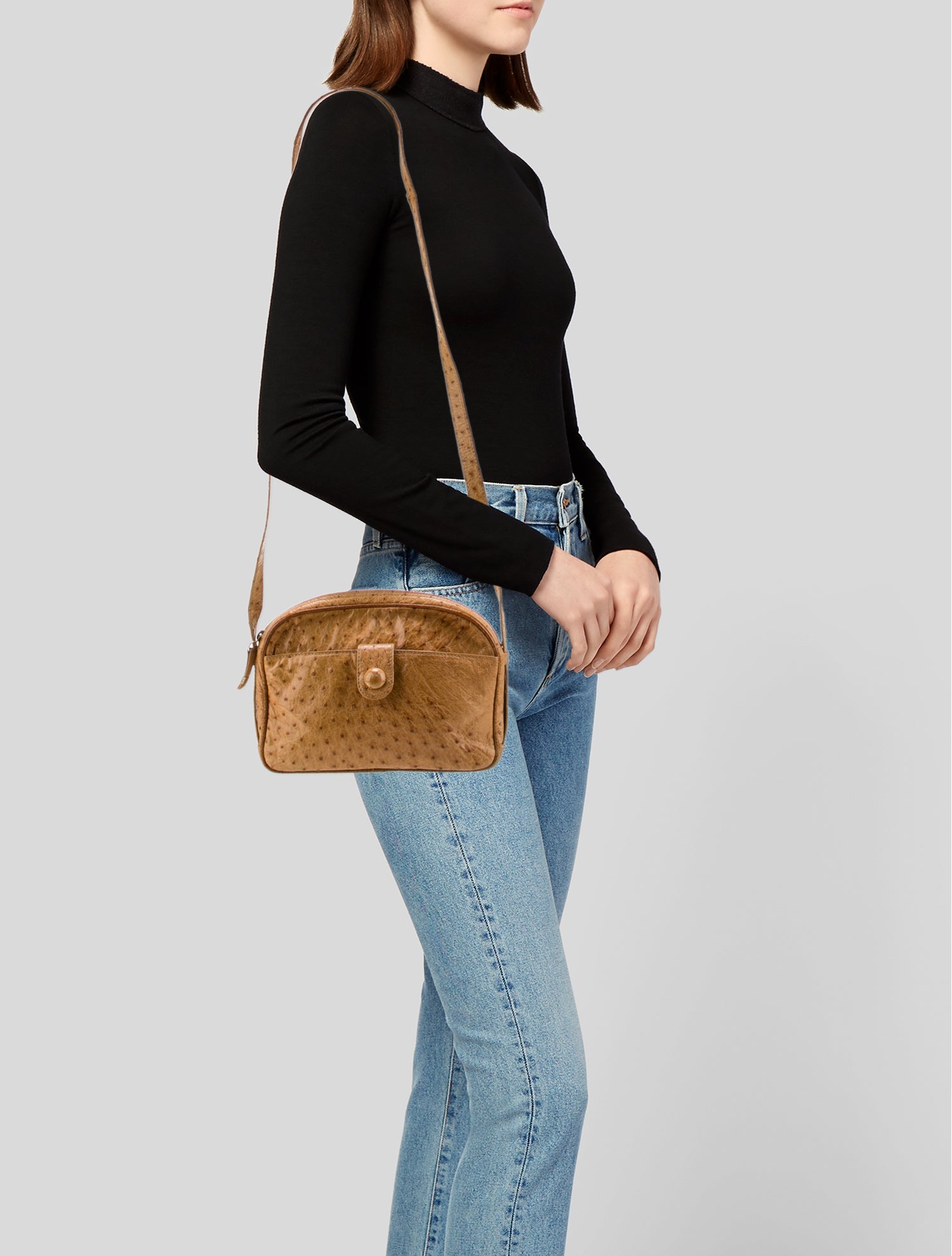 Saks Fifth Avenue Leather Crossbody Bag