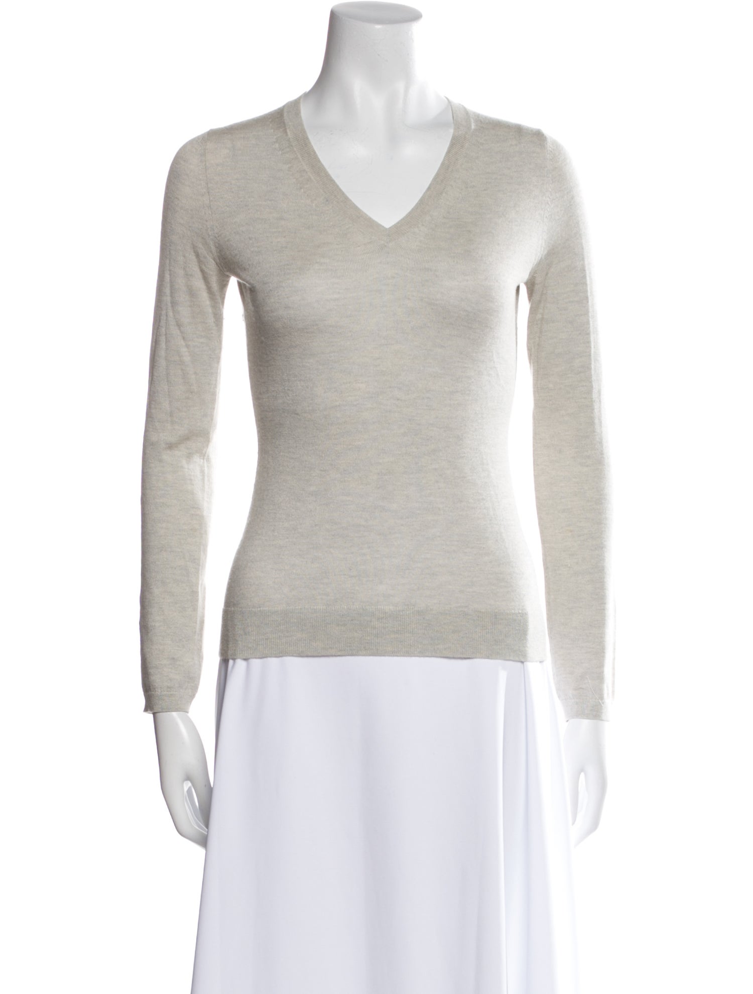 Saks Fifth Avenue Silk V-Neck Sweater