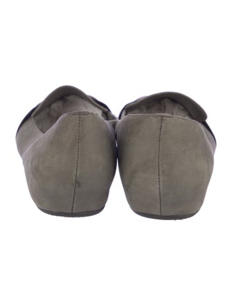 Saks Fifth Avenue Suede Colorblock Pattern Loafers