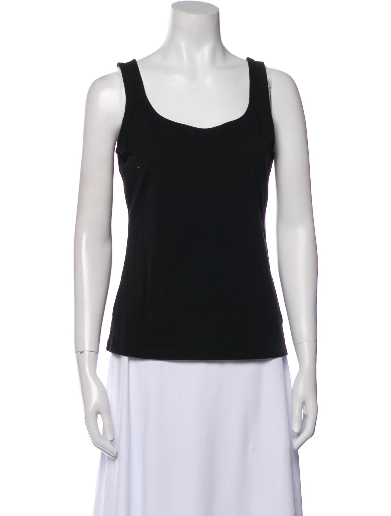 Saks Fifth Avenue Scoop Neck Sleeveless Top