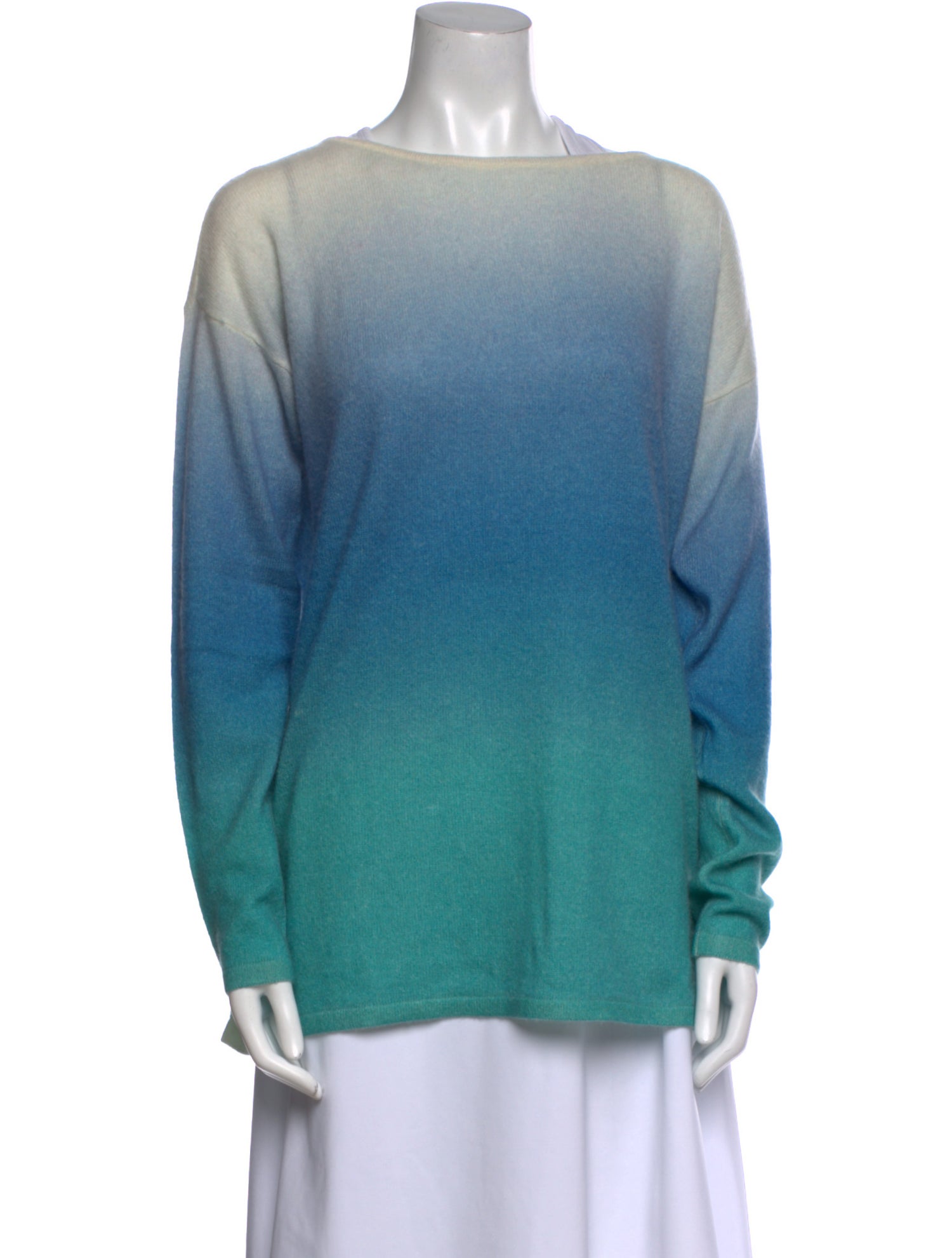 Saks Fifth Avenue Cashmere Bateau Neckline Sweater