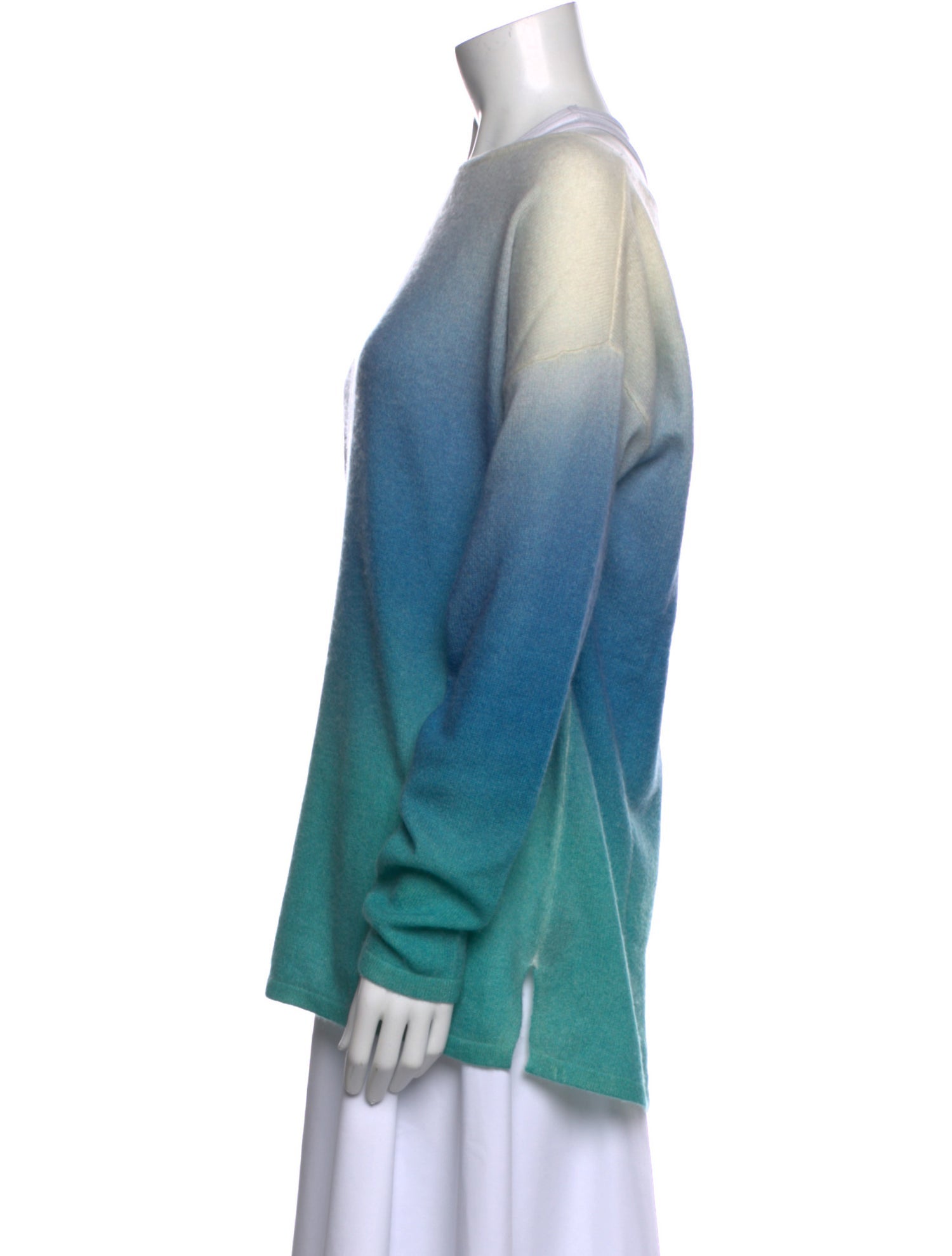 Saks Fifth Avenue Cashmere Bateau Neckline Sweater