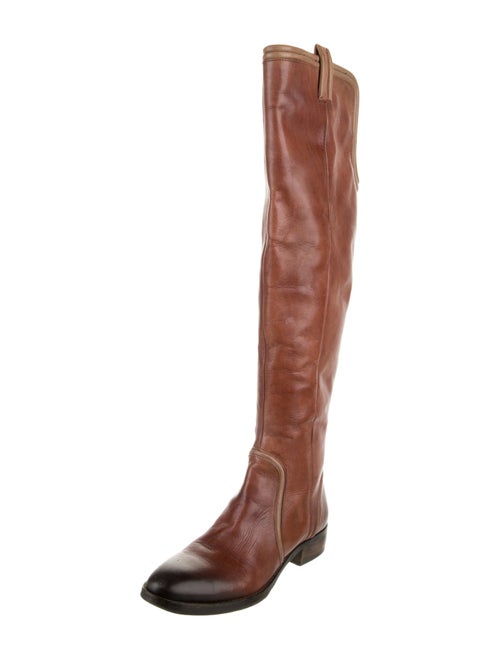 Saks Fifth Avenue Leather Riding Boots