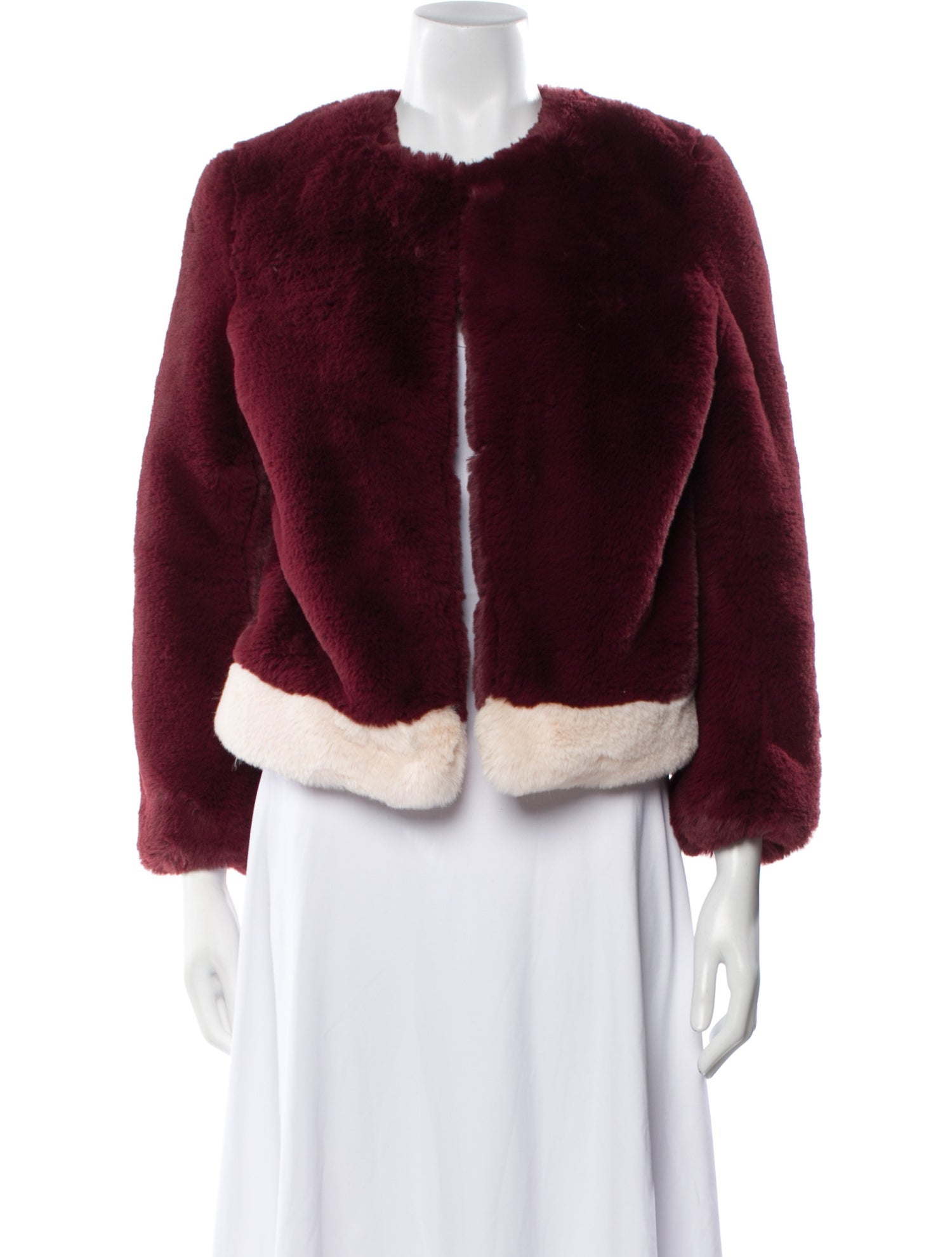 Saks Fifth Avenue Faux Fur Jacket