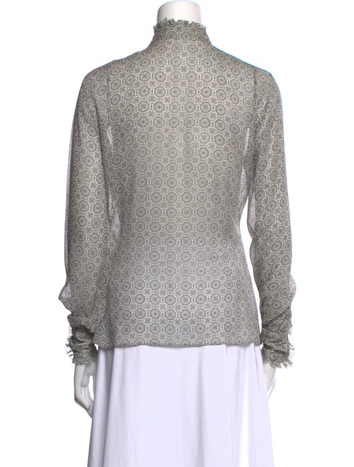 Saks Fifth Avenue Silk Printed Button-Up Top