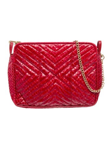 Saks Fifth Avenue Crossbody Bags Embossed Leather Messenger Bag