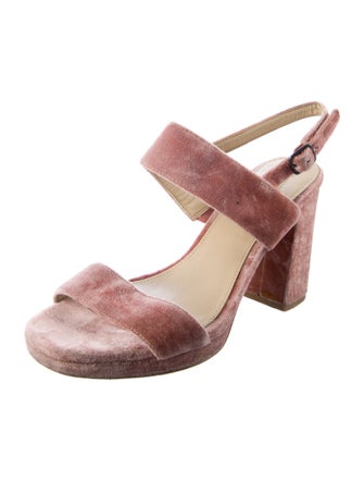 Saks Fifth Avenue Velvet Slingback Pumps