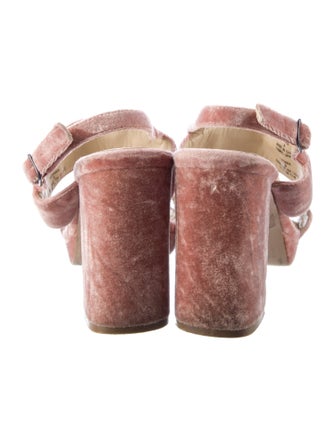 Saks Fifth Avenue Velvet Slingback Pumps