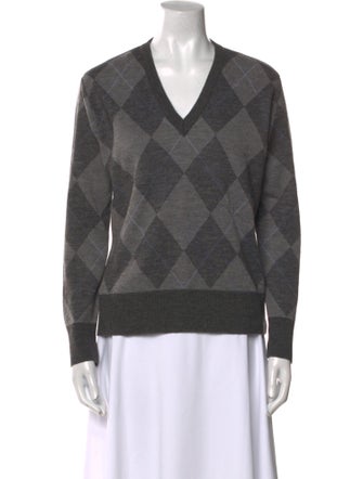Saks Fifth Avenue Wool Printed Sweater