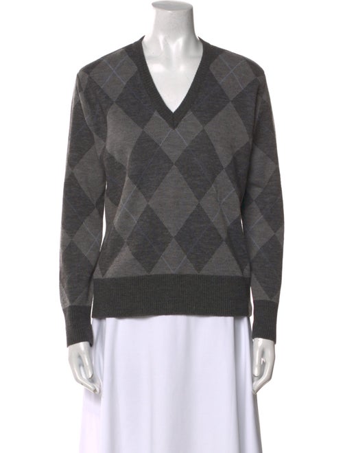 Saks Fifth Avenue Wool Printed Sweater