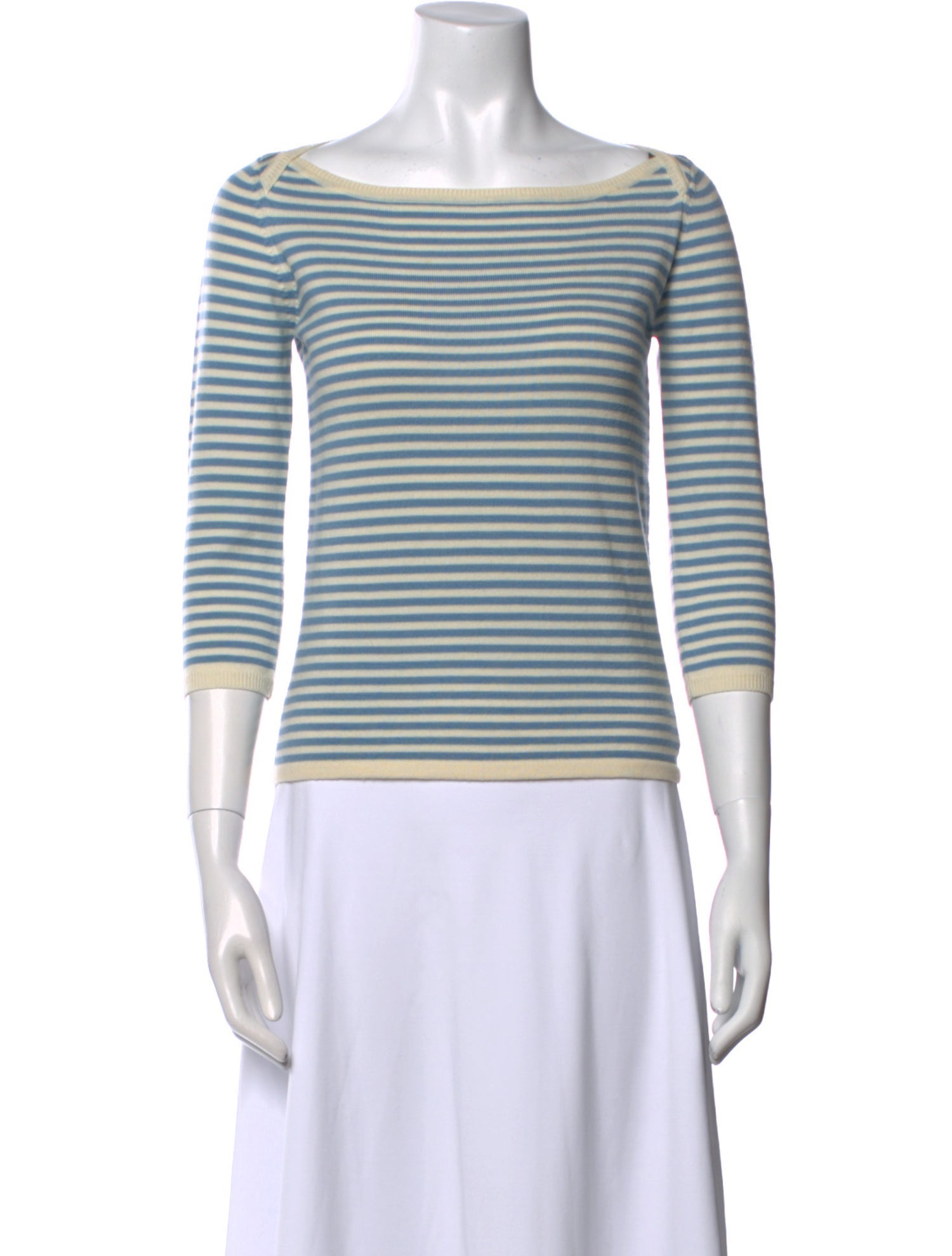Saks Fifth Avenue Merino Wool Striped Top