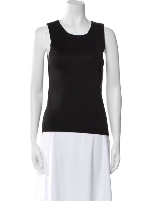 Saks Fifth Avenue Scoop Neck Sleeveless Top