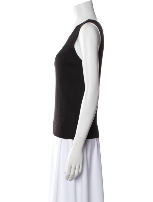 Saks Fifth Avenue Scoop Neck Sleeveless Top