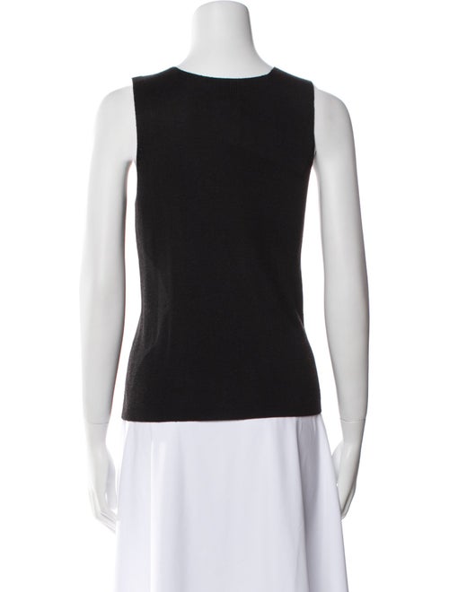 Saks Fifth Avenue Scoop Neck Sleeveless Top