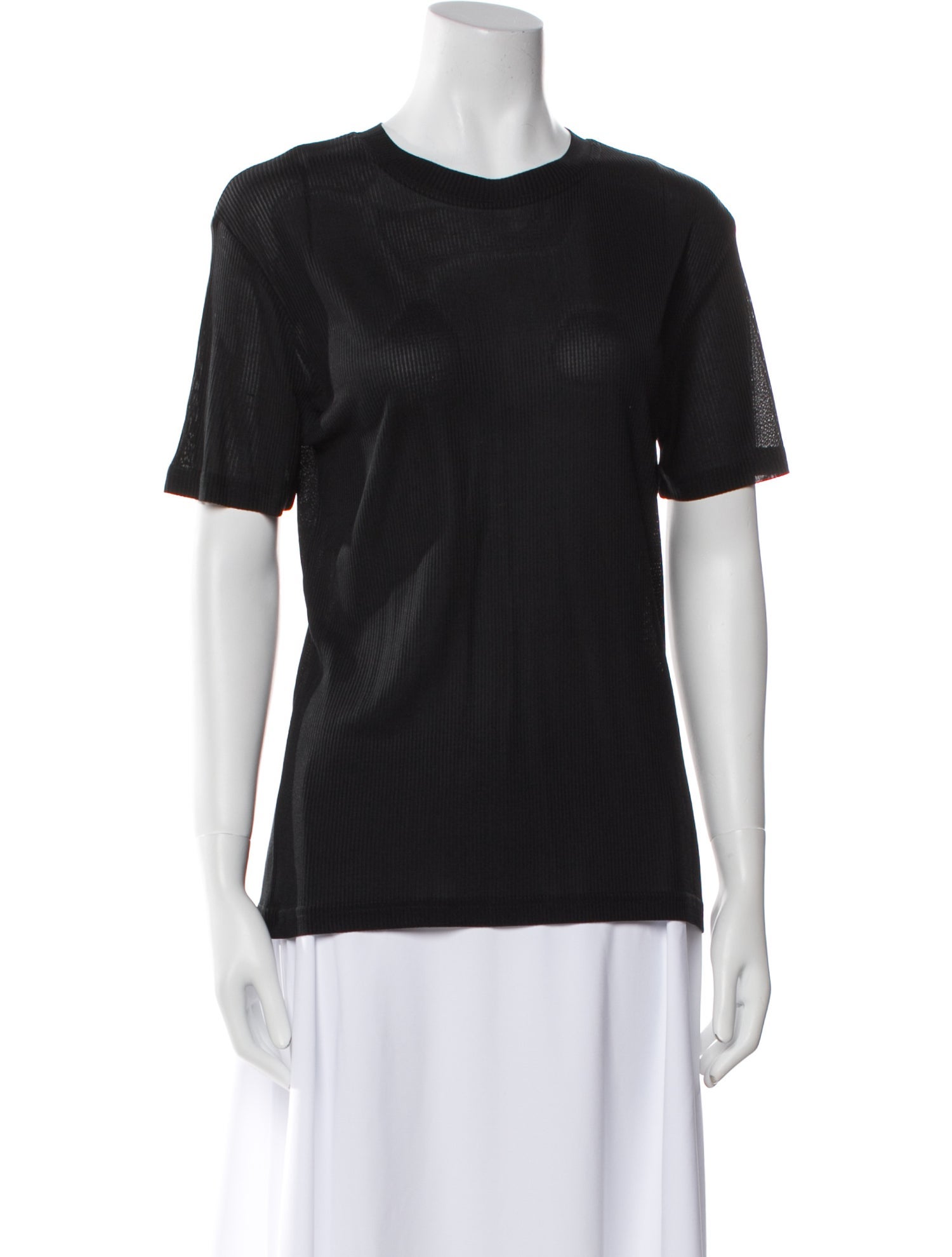 Saks Fifth Avenue Silk Crew Neck T-Shirt