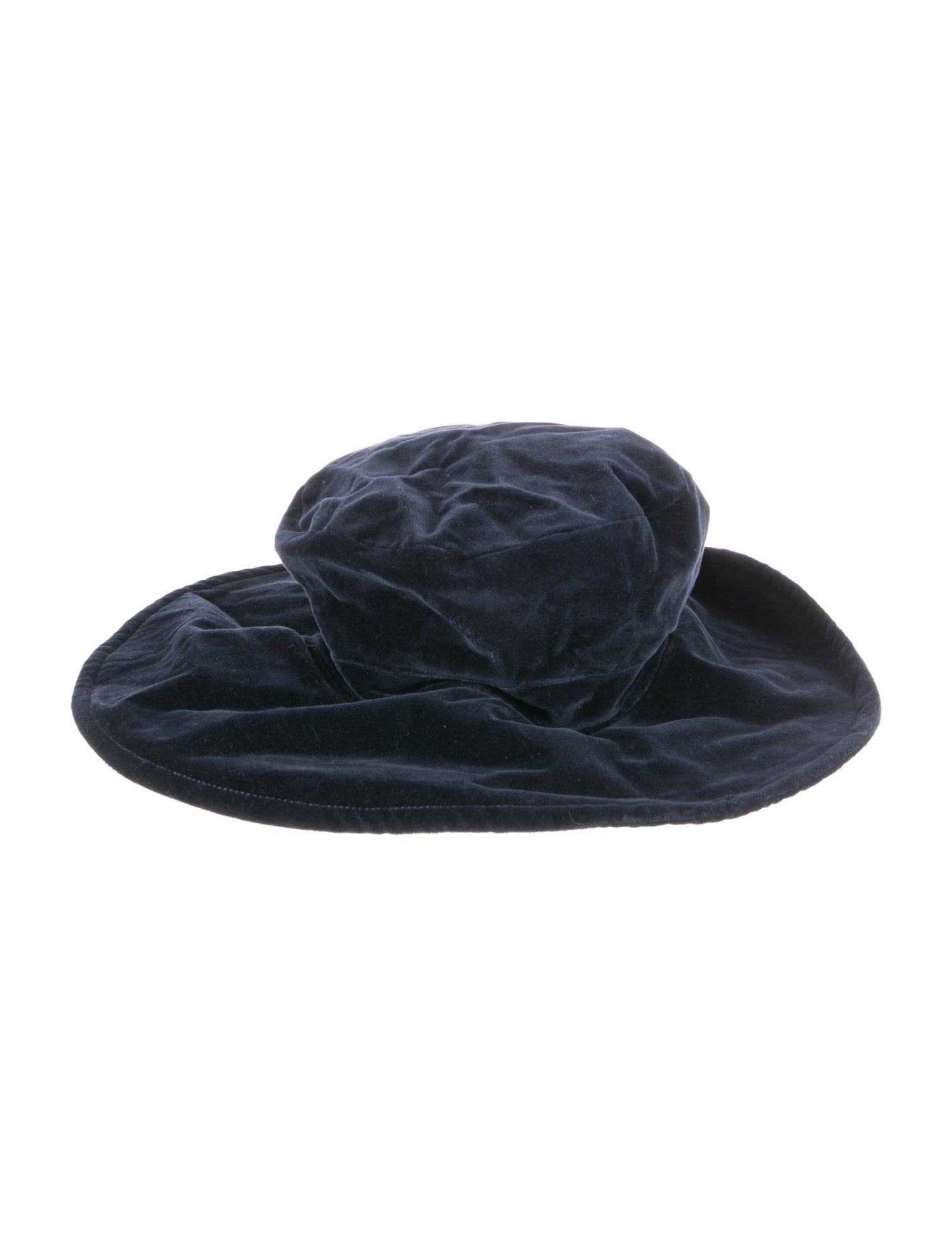 Saks Fifth Avenue Blue Cotton Bucket Hat
