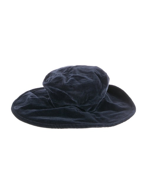 Saks Fifth Avenue Blue Cotton Bucket Hat