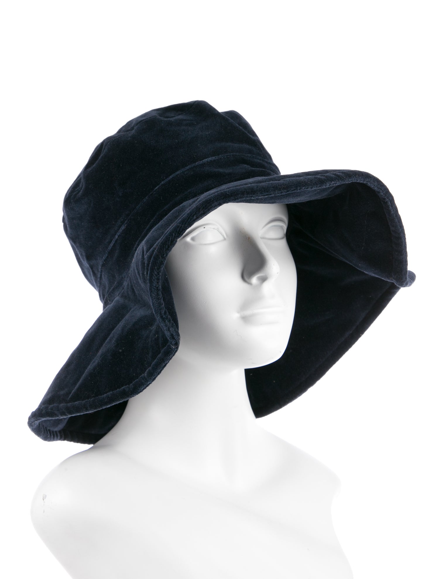 Saks Fifth Avenue Blue Cotton Bucket Hat