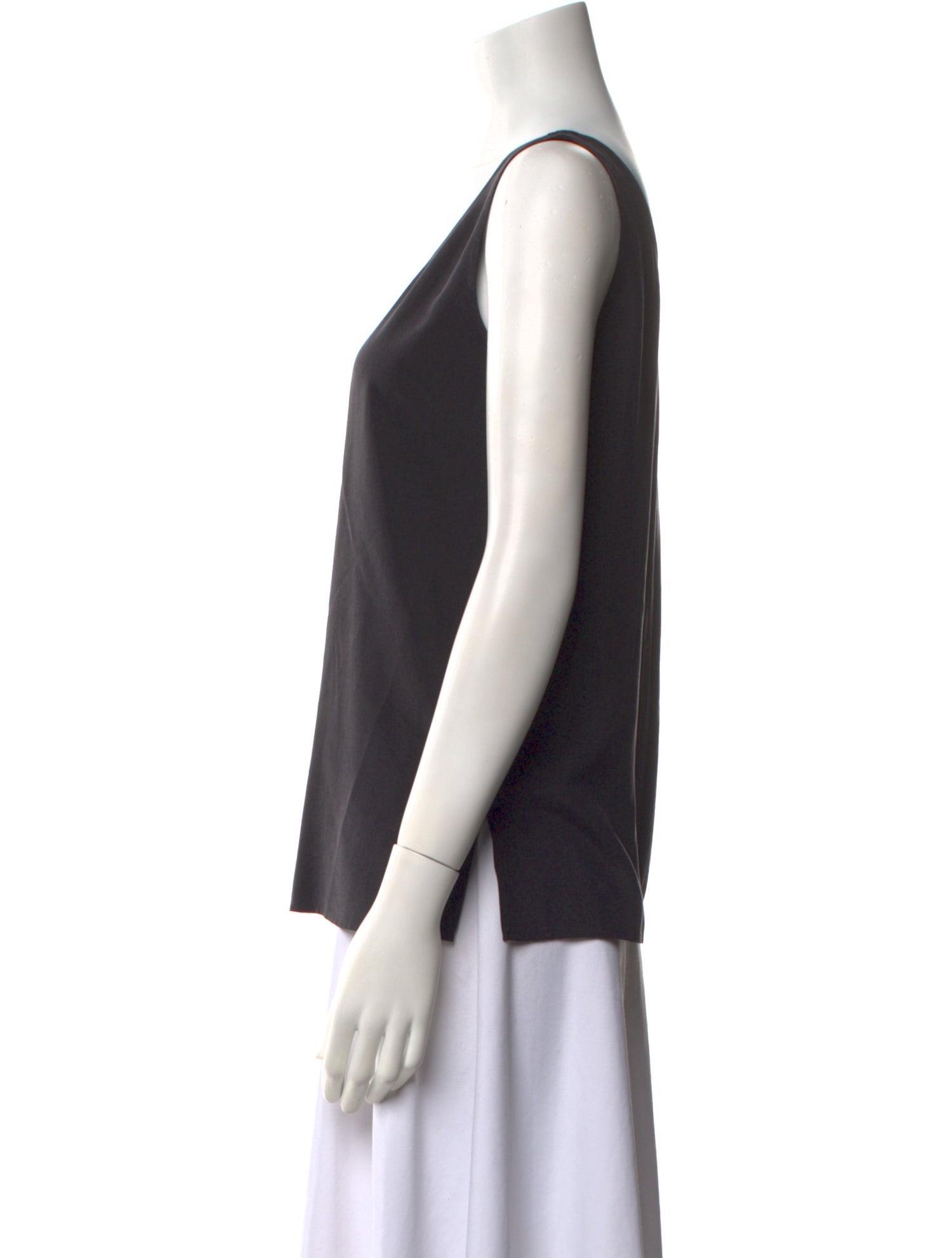 Saks Fifth Avenue Silk Scoop Neck Top