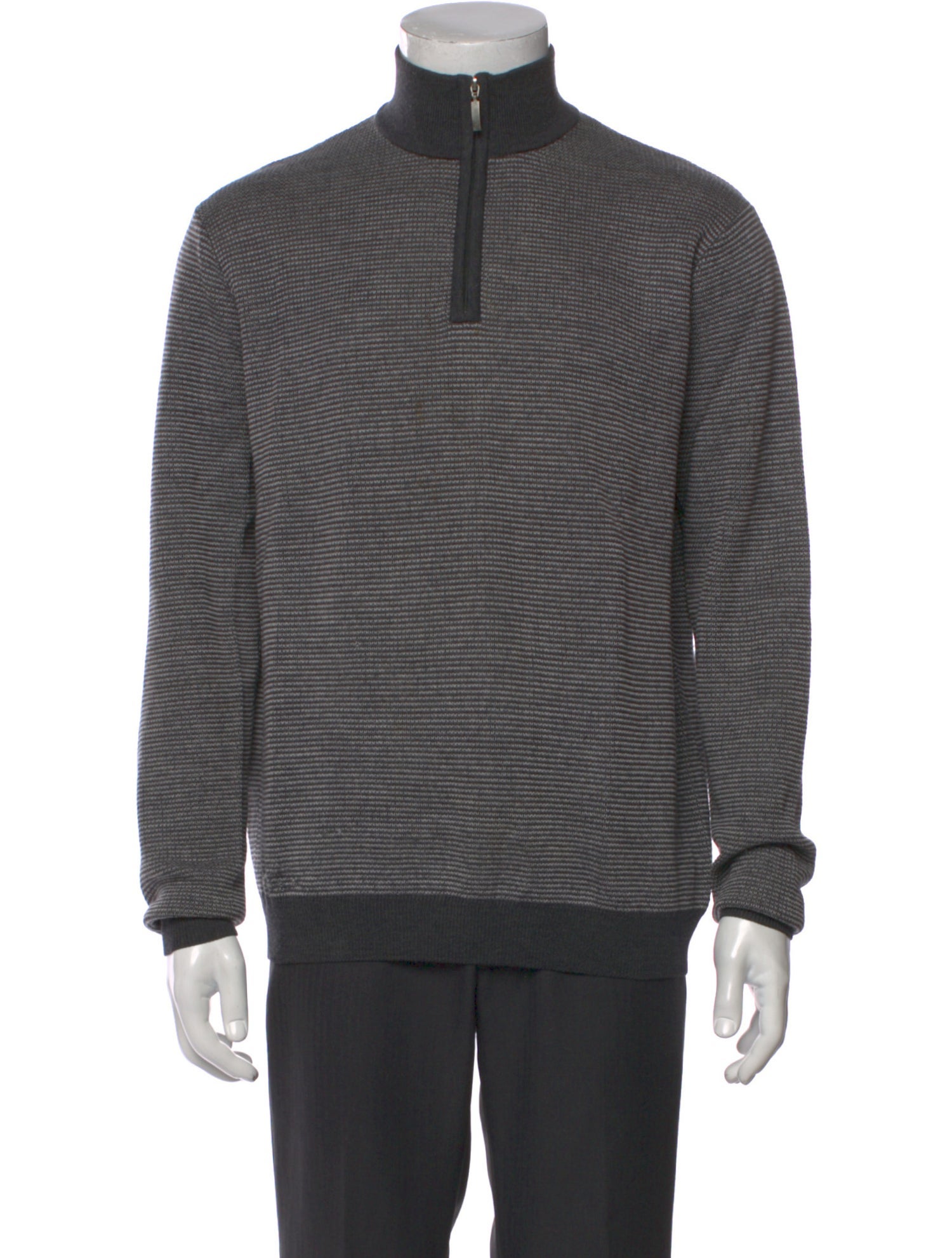 Saks Fifth Avenue Merino Wool Striped Pullover