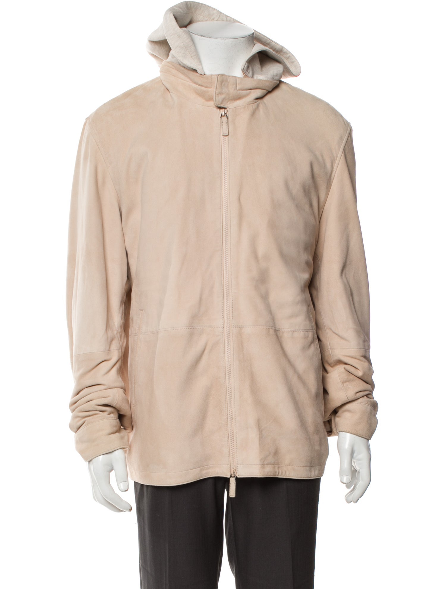 Saks Fifth Avenue Suede Windbreaker