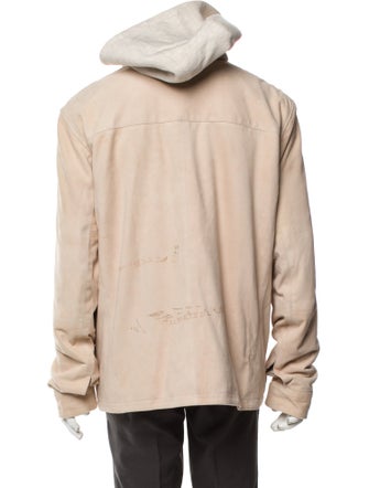 Saks Fifth Avenue Suede Windbreaker