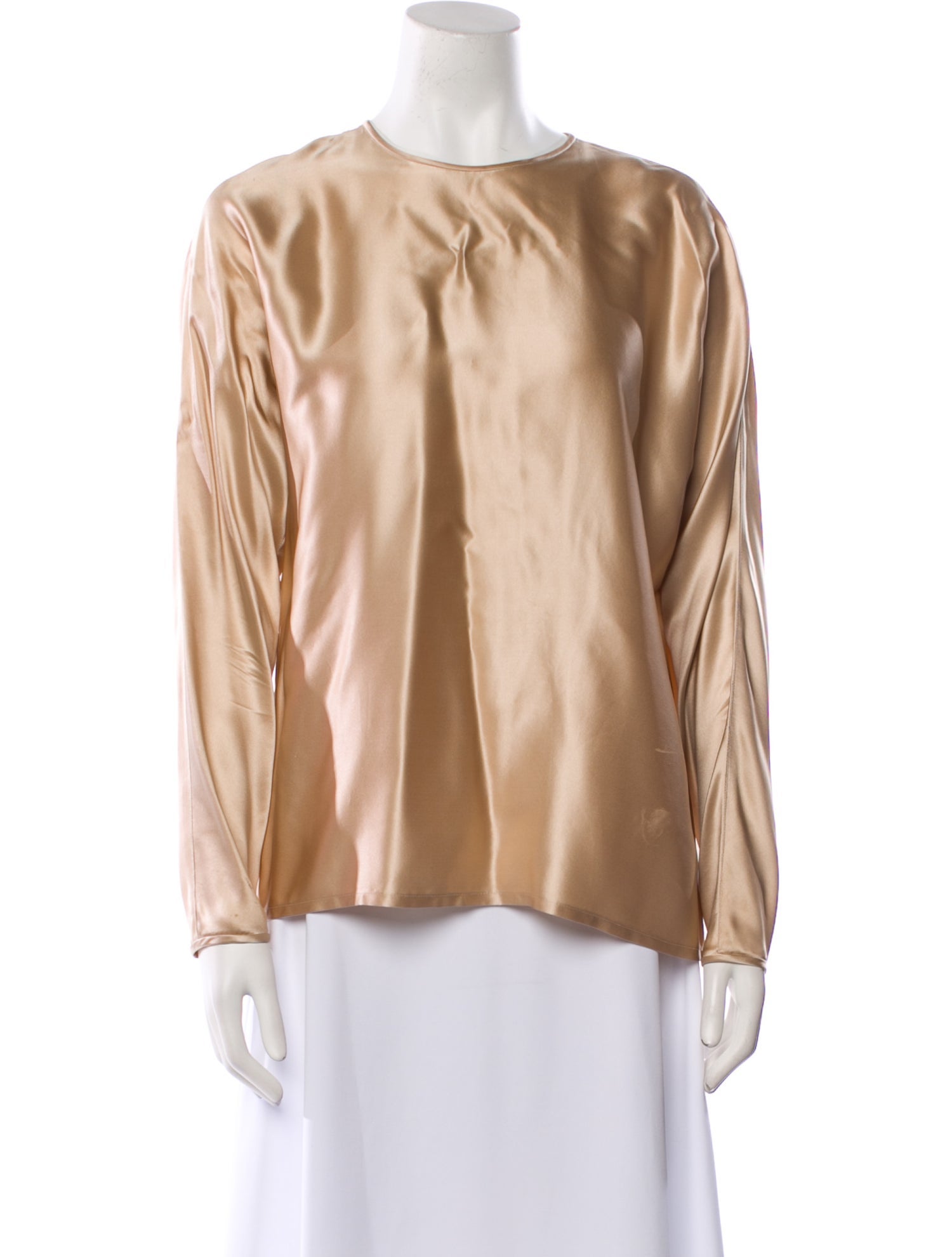 Saks Fifth Avenue Silk Crew Neck Blouse