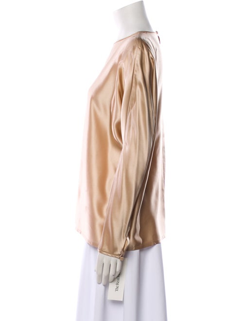 Saks Fifth Avenue Silk Crew Neck Blouse