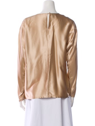 Saks Fifth Avenue Silk Crew Neck Blouse