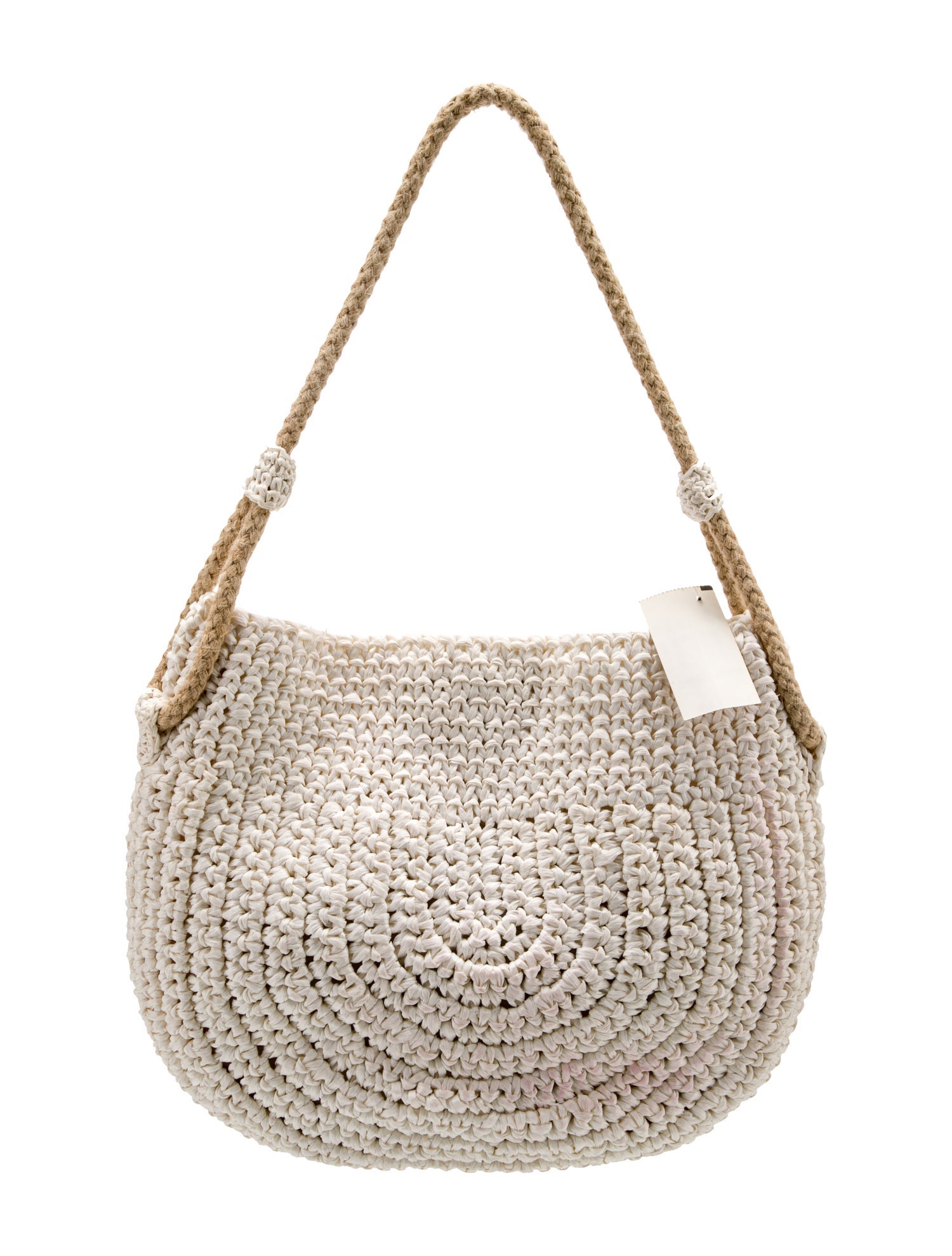 Saks Fifth Avenue Raffia Shoulder Bag