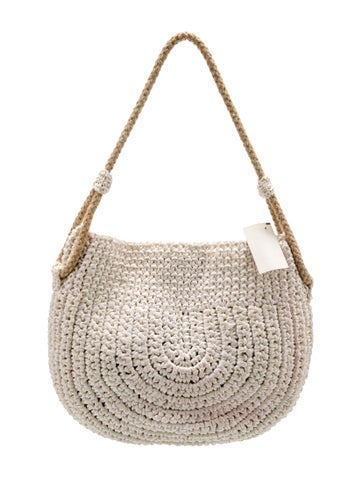 Saks Fifth Avenue Shoulder Bags Raffia Bag
