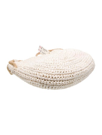 Saks Fifth Avenue Raffia Shoulder Bag