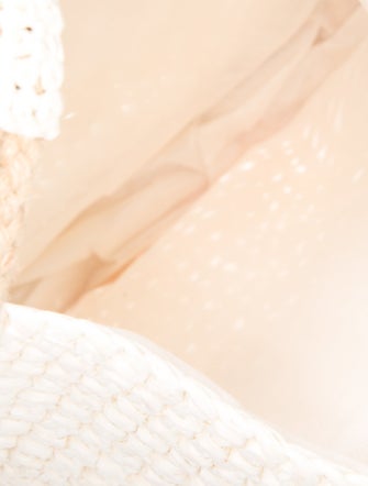 Saks Fifth Avenue Raffia Shoulder Bag