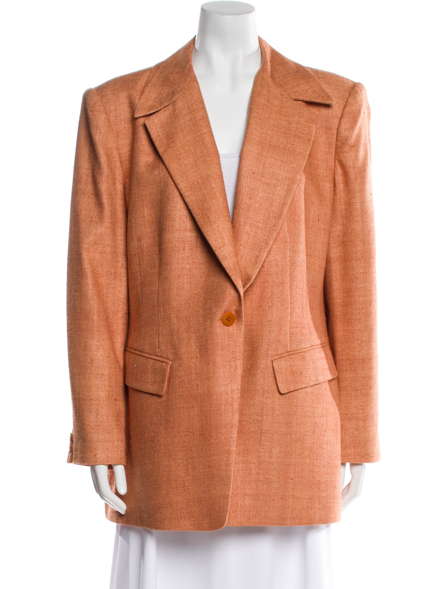 Saks Fifth Avenue Silk Peacoat